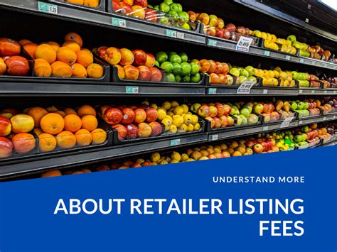 listing fee in supermarket|Selling your own product in supermarkets: That's how you do it!.